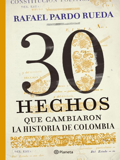 Title details for 30 hechos que cambiaron la historia de Colombia by Rafael Pardo Rueda - Available